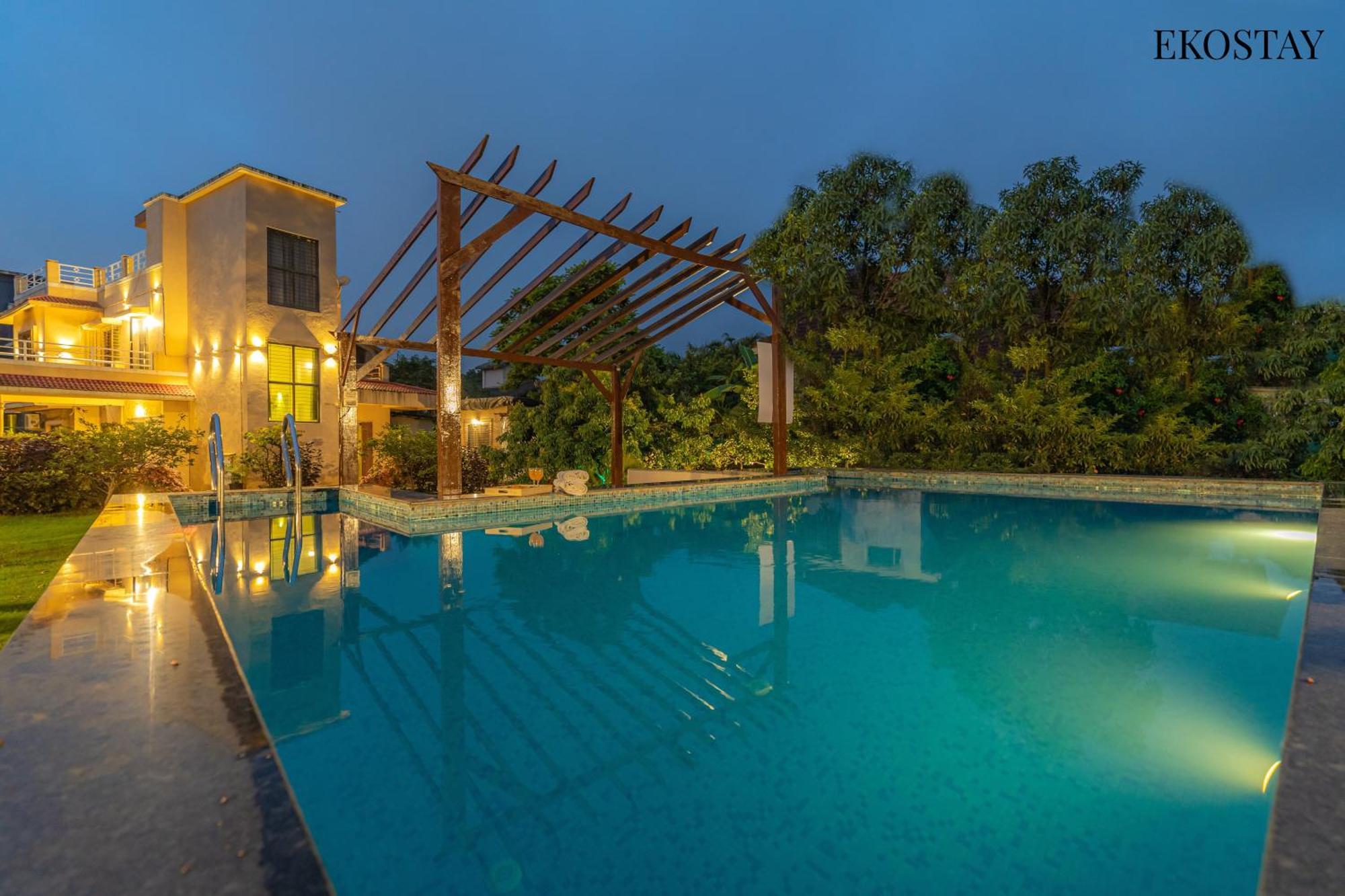 Ekostay Gold - Olive Crest Villa - Spacious Lawn Lonavala Kültér fotó