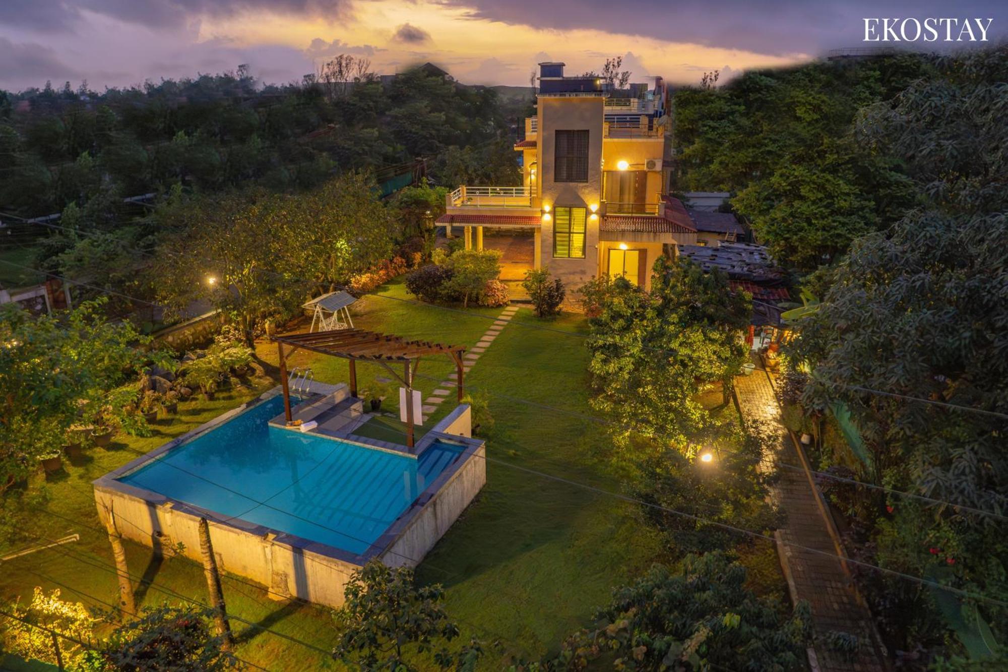 Ekostay Gold - Olive Crest Villa - Spacious Lawn Lonavala Kültér fotó